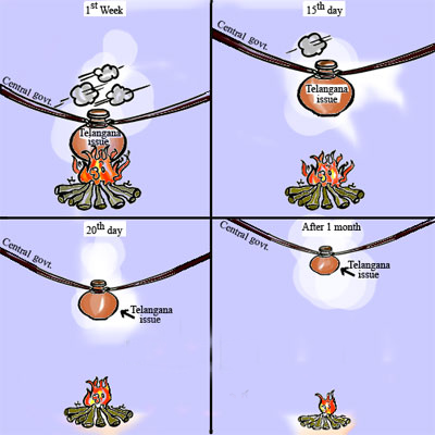 Get Latest Cartoons on Central Govermanent Trapped in Telangana, Telangana Latest Cartoons and Comics by Teluguone comedy